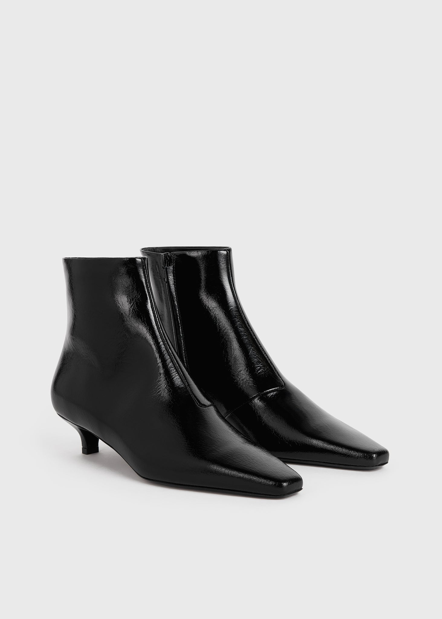 The Slim Ankle Boot black patent