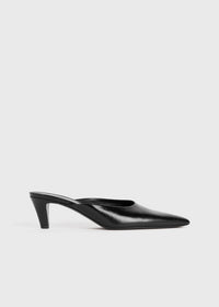 The Patent Leather Mule black